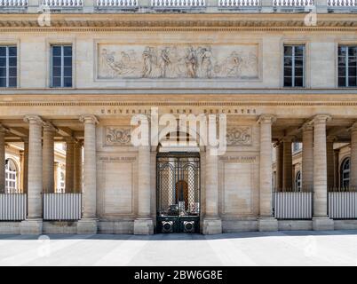 Universite Rene Descartes in Paris Stockfoto