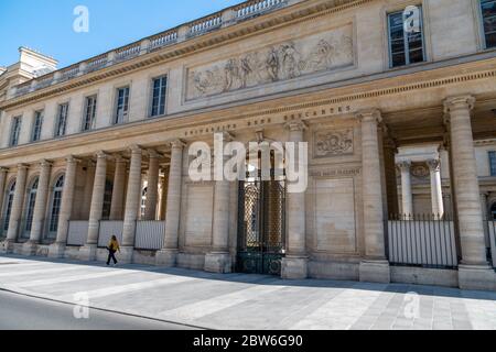 Universite Rene Descartes in Paris Stockfoto