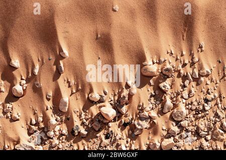 Blick auf die Wüste in tunesien Stockfoto