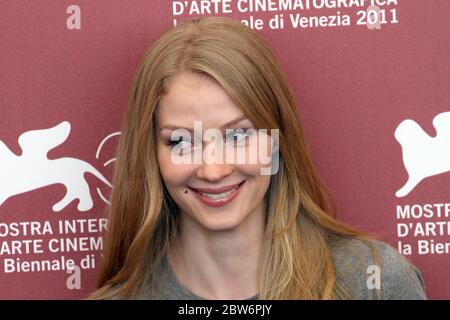 VENEDIG, ITALIEN - SEPTEMBER 05: Svetlana Khodchenkova nimmt an der Fotoschau "Tinker, Schneider, Soldat, Spion" während des 68. Filmfestivals in Venedig Teil Stockfoto