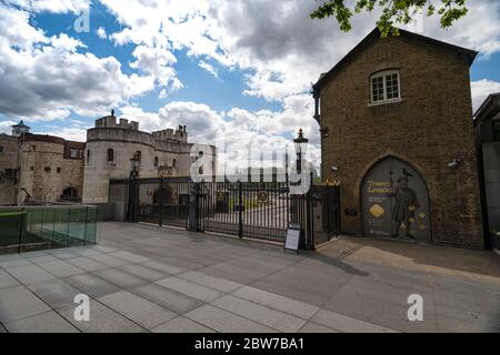 London Coronavirus Lock-down Sommer 2020 Stockfoto