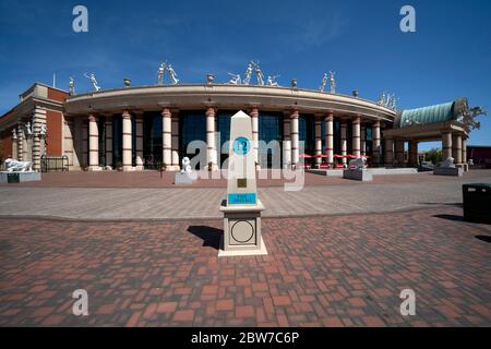 Manchester, Großbritannien. Mai 2020. Das Bild zeigt das INTU Trafford Centre in Manchester, das Details darüber veröffentlicht hat, wie es die g sicher unterstützen wird Stockfoto