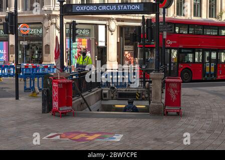 London Coronavirus Lock-down Sommer 2020 Stockfoto