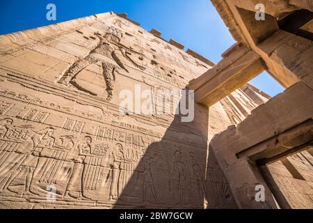 Ancient Philae temple in Egypt Stock Photo