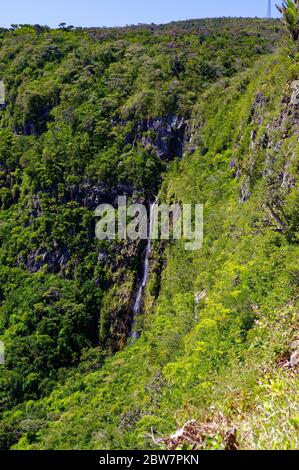 Chamarel Falls im Black River Gorges National Park, Mauritius Stockfoto