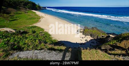 Gris Gris Kap im Süden von Mauritius. Stockfoto