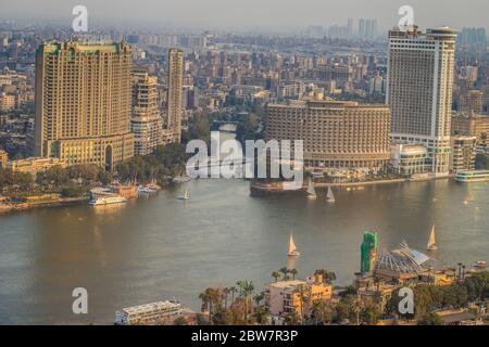 Nice River in Kairo Stockfoto