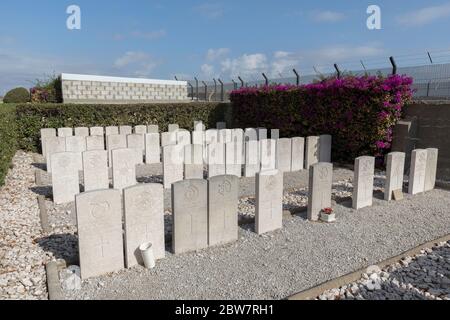 Commonwealth Kriegsgräber, North Front Cemetery, Gibraltar Stockfoto