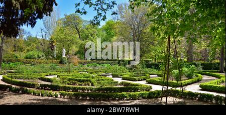 MADRID / SPANIEN - 11. APRIL 2019 - der Königliche Botanische Garten in Madrid, Spanien, Europa Stockfoto