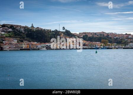 Mündung des Douro Flusses in Porto, Portugal Stockfoto