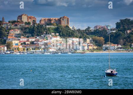 Mündung des Douro Flusses in Porto, Portugal Stockfoto