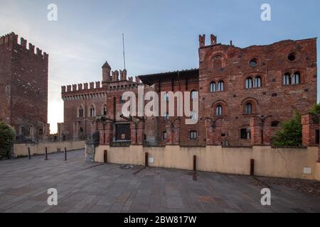 Das schöne Castel von Carimate, Provinz Como, Italien Stockfoto