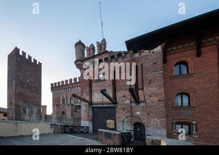 Das schöne Castel von Carimate, Provinz Como, Italien Stockfoto