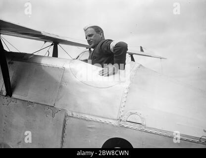 Die Kings Cup Air Race . Leiter der Geschwader H W G Jones . Juli 1926 Stockfoto