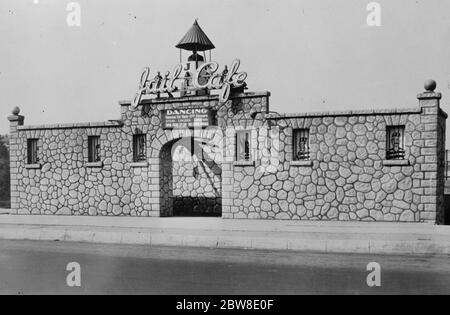 In einer Stadt der Alptraum Häuser . Von Los Angeles zeigt das ' Gefängnis Café ' 17 Mai 1928 Stockfoto