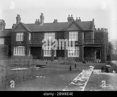 Appleton House, Sandringham, Norfolk, auf dem königlichen Anwesen. März 1929 Stockfoto