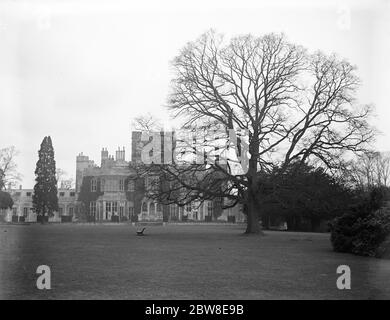 Ashridge House Gärten für die Öffentlichkeit geöffnet werden. 26 März 1929 Stockfoto