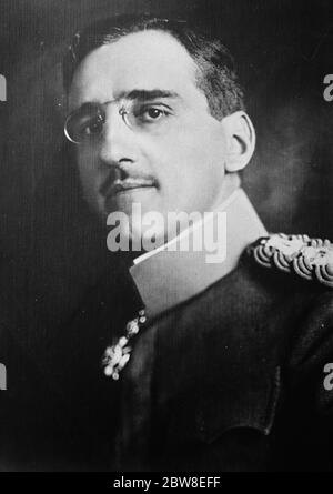 Ein neues Bild des Königs Alexander von Jugoslawien. 18 März 1929 Stockfoto