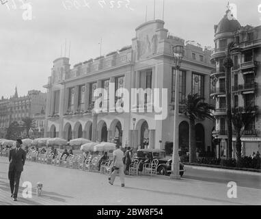 Der Palais de la Mediterranee . Schön. 1932 Stockfoto