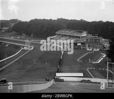 Ein Blick über Goodwood Rennbahn. 27 Juli 1929 Stockfoto