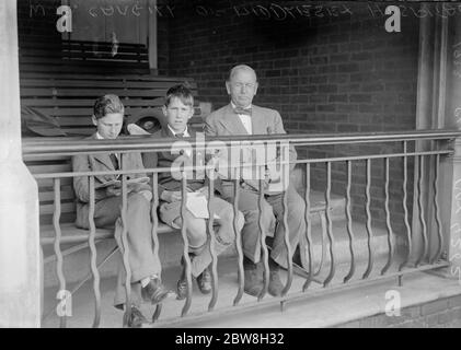 W E Cargill vom Middlesex Hospital . August 1933 Stockfoto