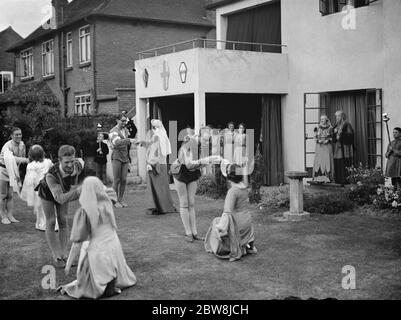 Romeo und Julia, Kerwin Spieler, Eltham. 1937 Stockfoto