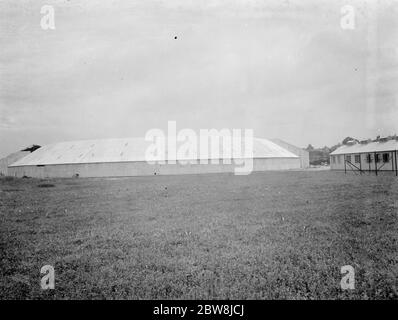 Ein Blick auf Crayford Greyhound Stadium. Juli 1937 Stockfoto