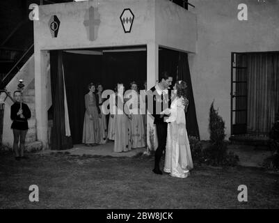 Romeo und Julia, Kerwin Spieler, Eltham. 1937 Stockfoto