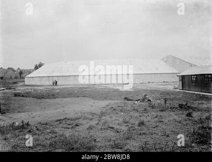 Ein Blick auf Crayford Greyhound Stadium. Juli 1937 Stockfoto