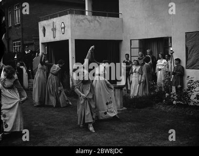 Romeo und Julia, Kerwin Spieler, Eltham. 1937 Stockfoto