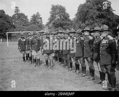 Legion der Frontiersmen , Service , Footscray . Bis 21. August 1937 Stockfoto