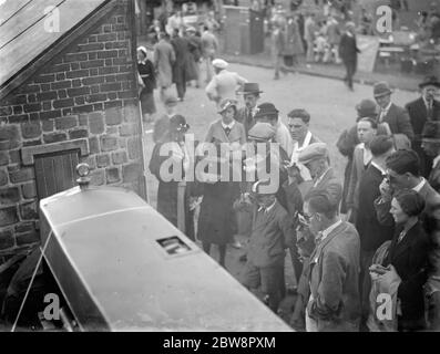 Jubilee Häuser Fete in Sidcup Place. 1936 Stockfoto