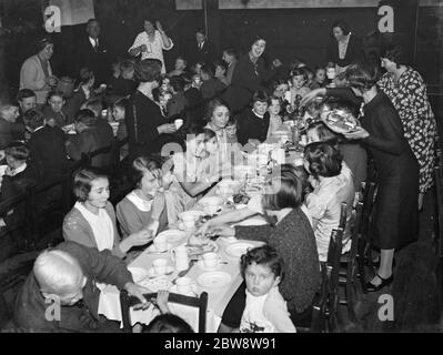 Die Sidcup und Chislehurst Kinder-Labor-Partei . 1938 Stockfoto