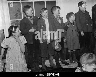 Zigeuner Kinderfest, St Mary Cray. 19. Januar 1939 Stockfoto