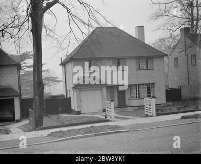 Häuser in Northcray in der Nähe von Sidcup , Kent . 28 März 1939 Stockfoto