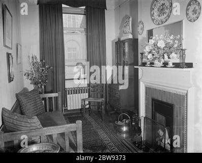 Besucherzimmer im war Memorial Hospital in Shooters Hill, London. 1939 Stockfoto