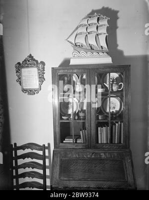 Besucherzimmer im war Memorial Hospital in Shooters Hill, London. 1939 Stockfoto