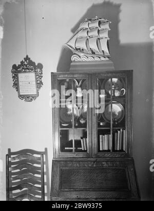 Besucherzimmer im war Memorial Hospital in Shooters Hill, London. 1939 Stockfoto