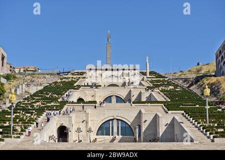 Yerevan Cascade Complex, Armenien Stockfoto