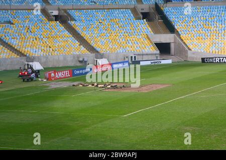 Estádio Jornalista Mário Filho Maracana Stadion, Rio de Janeiro, Brasilien Stockfoto