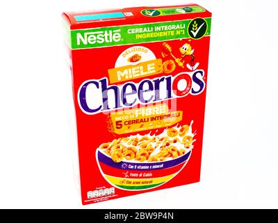 Cheerios, 5 Getreide mit Honig von Nestlé hergestellt Stockfoto