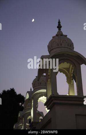 Historische Sikh Bangasahib Gurudwara, das Haus der Anbetung, der beste Tourist, Wallfahrtsort, Neu-Delhi, Indien (Photo Copyright © Saji Maramon) Stockfoto