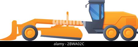 Symbol für schwere Grader-Maschine. Cartoon von schweren Grader Maschine Vektor-Symbol für Web-Design isoliert auf weißem Hintergrund Stock Vektor