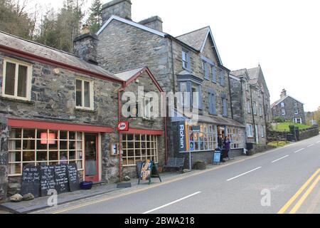 Betws-y-Coed in Snowdonia, Nordwales. Vereinigtes Königreich. Stockfoto