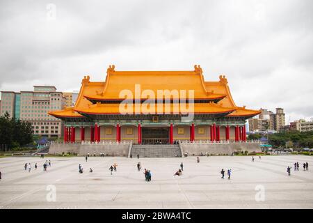 TAIPEI, TAIWAN - Jan 2020 - Nationale Konzerthalle im Bezirk Zhongzheng. Die nationale Konzerthalle beherbergt einen Strom von Veranstaltungen von lokalen und inte Stockfoto