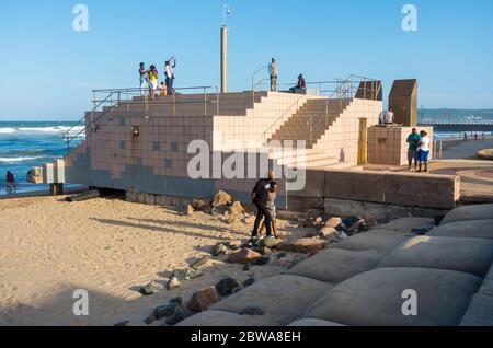 Der Durban Strand und Strand. KwaZulu-Natal Südafrika Stockfoto