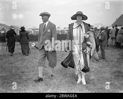 Die Royal Agriculture Show in Leicester . Oberst J A und Frau Butcher . 1924 Stockfoto