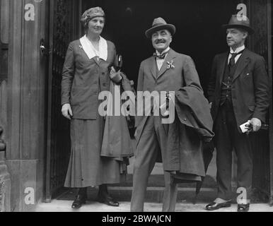 Abbey Division durch - Wahl in Westminster . Frau Appin . Stockfoto