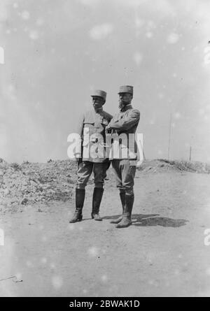 General Henri Joseph Eugne Gouraud ( 17. November 1867 - 16. September 1946) war ein französischer General, der am besten für seine Führung der französischen Vierten Armee am Ende des Ersten Weltkriegs bekannt war Stockfoto