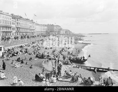 Hastings eine Stadt in der Grafschaft East Sussex 1925 Stockfoto